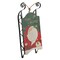 Northlight LED Lighted Hanging Wooden and Metal Santa Claus Decorative Christmas Sleigh - 19.5"